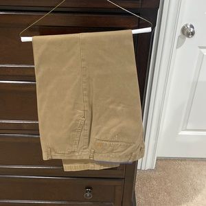 Men’s dark khaki Docker chinos